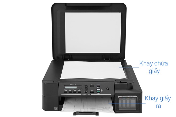 Máy In Phun Màu Brother đa năng in scan copy DCP-T310 Màu Đen