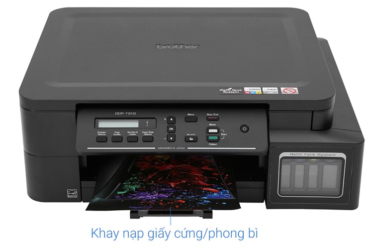 Máy In Phun Màu Brother đa năng in scan copy DCP-T310 Màu Đen