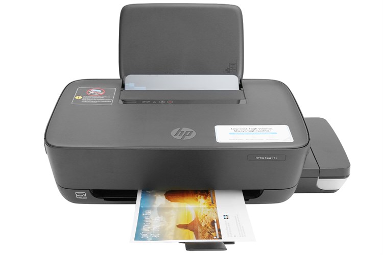 Máy in phun màu HP Ink Tank 115 (2LB19A) Màu Đen
