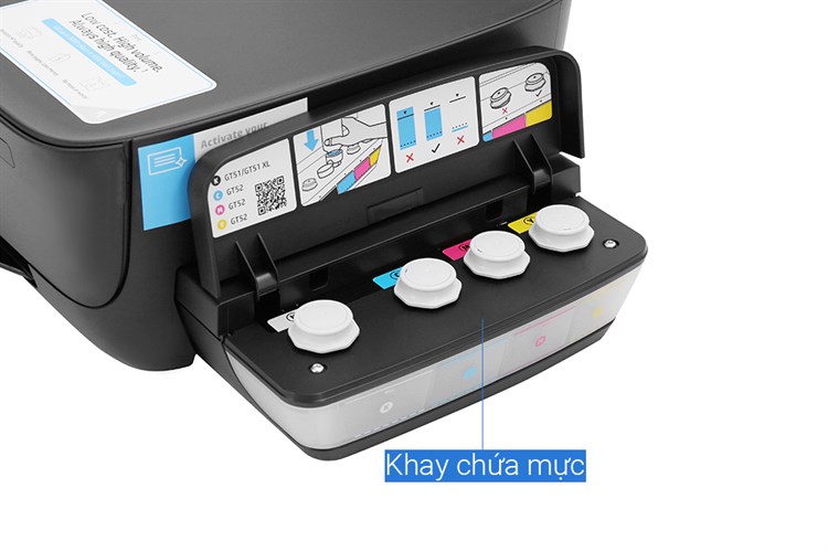 Máy in phun màu HP Ink Tank 115 (2LB19A) Màu Đen