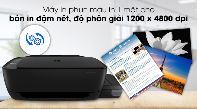 Máy In Phun Màu HP đa năng in scan copy Ink Tank 315 (Z4B04A)
