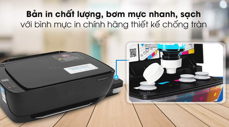 Máy In Phun Màu HP đa năng in scan copy Ink Tank 415 WiFi (Z4B53A)