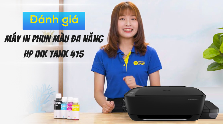 Máy in phun màu đa năng HP Ink Tank 415 WiFi (Z4B53A) - Chính hãng