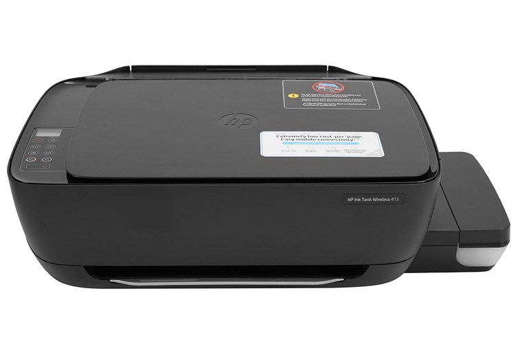 Máy In Phun Màu HP đa năng in scan copy Ink Tank 415 WiFi (Z4B53A) Màu Đen