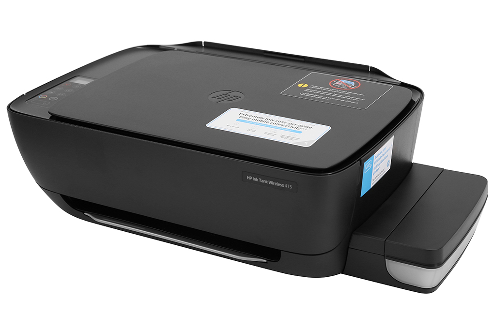 Máy In Phun Màu HP đa năng in scan copy Ink Tank 415 WiFi (Z4B53A) Màu Đen