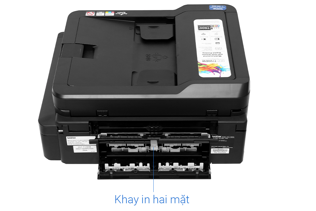 Máy in phun màu đa năng Brother DCP-T720DW Wifi Màu Đen
