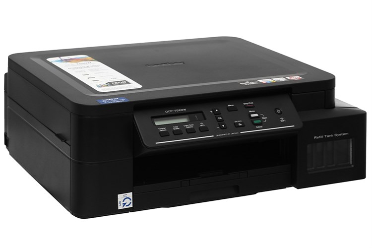 Máy in phun màu đa năng Brother DCP-T520W Wifi Màu Đen