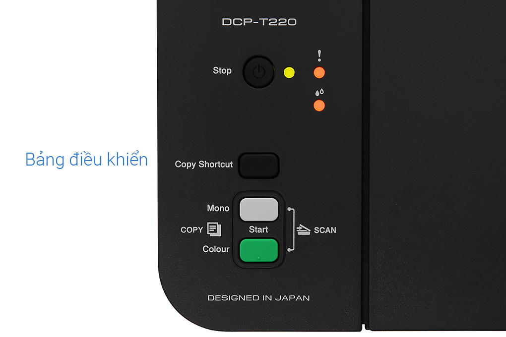 Máy in phun màu đa năng Brother DCP-T220 Màu Đen