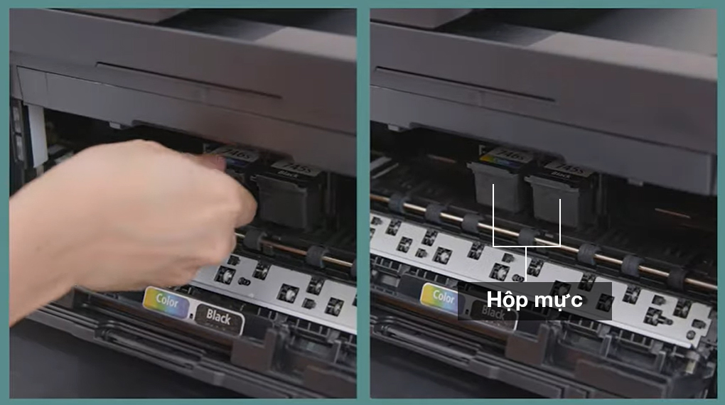 Máy in phun màu Canon TR4570S đa năng In-scan-copy-fax WiFi - Lắp hộp mực