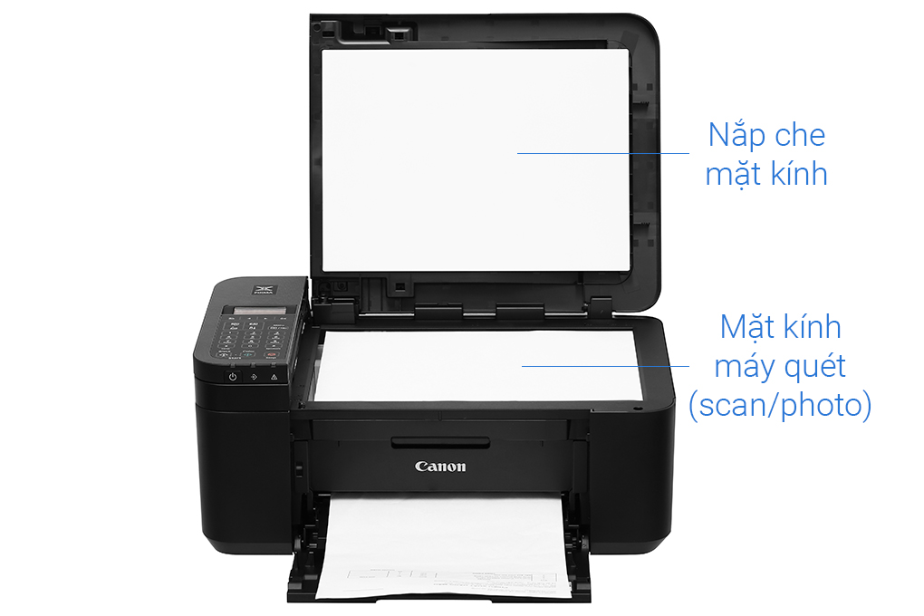 Máy in phun màu Canon TR4570S đa năng In-scan-copy-fax WiFi giá rẻ