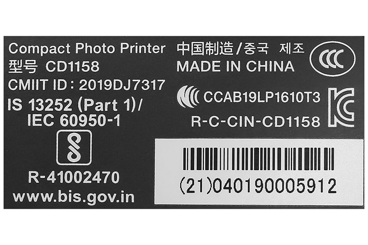 Máy in ảnh SELPHY SQUARE Canon QX10 Đen Màu Đen