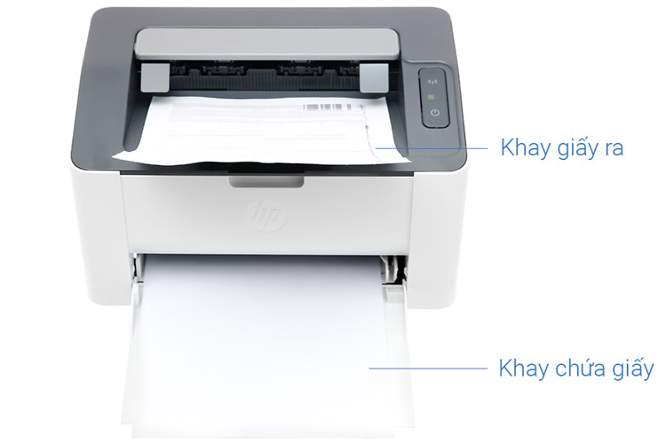 Máy in laser trắng đen đơn năng HP 107w Wifi (4ZB78A) Màu Trắng