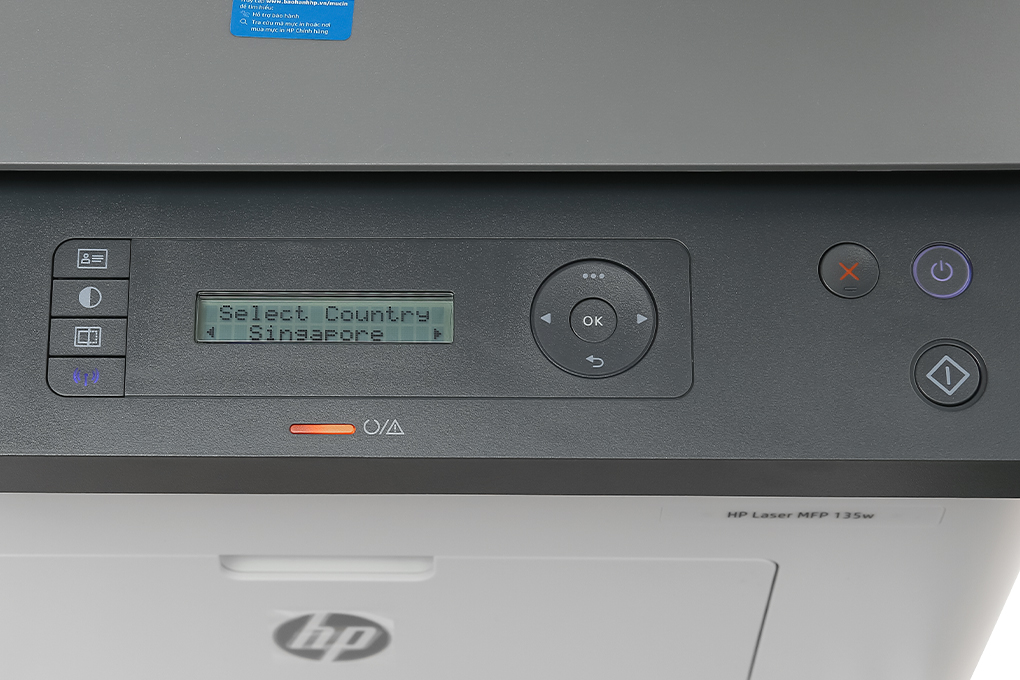 Máy in Laser Trắng đen HP đa năng In scan copy LaserJet MFP 135w WiFi (4ZB83A)