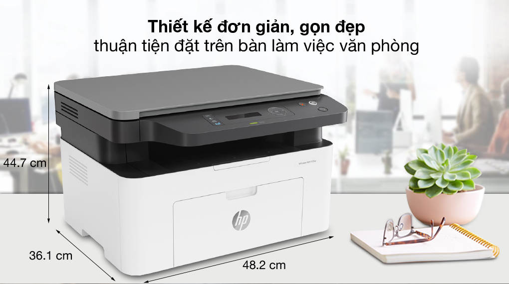 Gọn đẹp - LaserJet MFP 135w WiFi (4ZB83A)