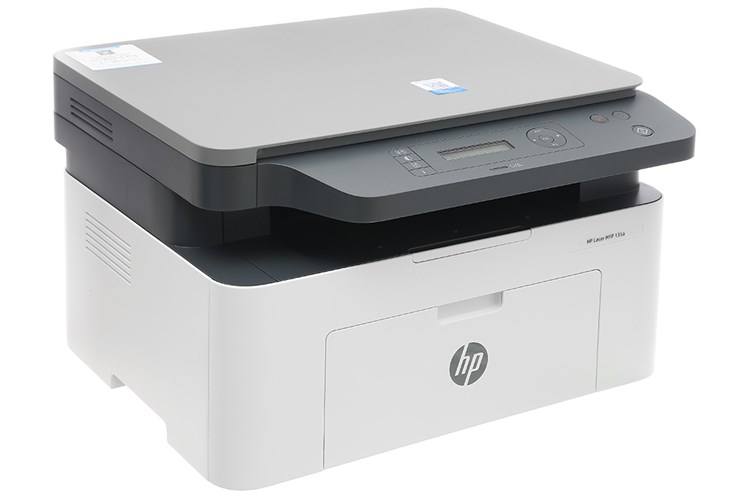 Máy in laser trắng đen đa năng HP LaserJet MFP 135a (4ZB82A) Màu Trắng