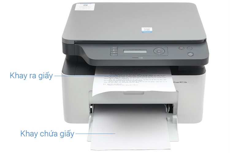 Máy in laser trắng đen đa năng HP LaserJet MFP 135a (4ZB82A) Màu Trắng