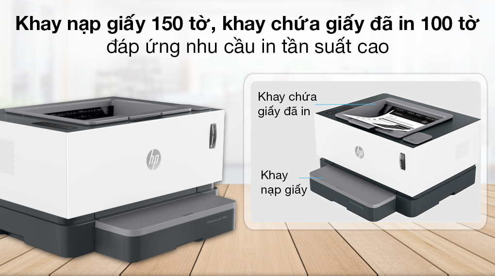 Máy in Laser đơn năng HP Neverstop 1000a (4RY22A) - Khay nạp giấy