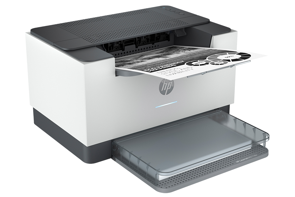 Máy in laser trắng đen đơn năng HP LaserJet M211dw Wifi (9YF83A) Màu Trắng