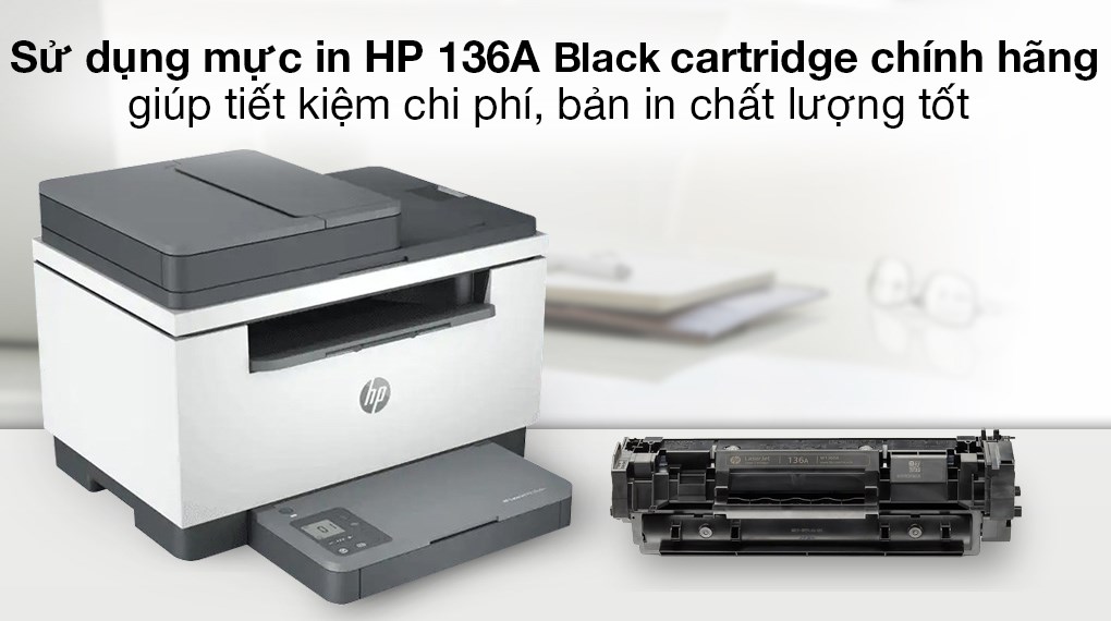 Máy in laser trắng đen đa năng HP LaserJet MFP M236sdw Wifi (9YG09A)