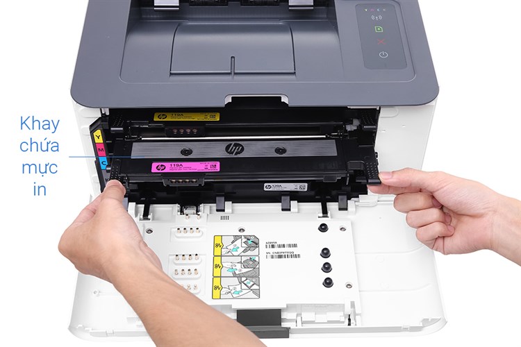 Máy in màu Laser HP 150nw/Wifi (4ZB95A) Màu Trắng