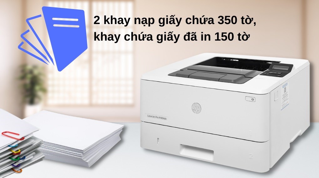 Máy in Laser trắng đen HP LaserJet Pro M404dn (W1A53A)