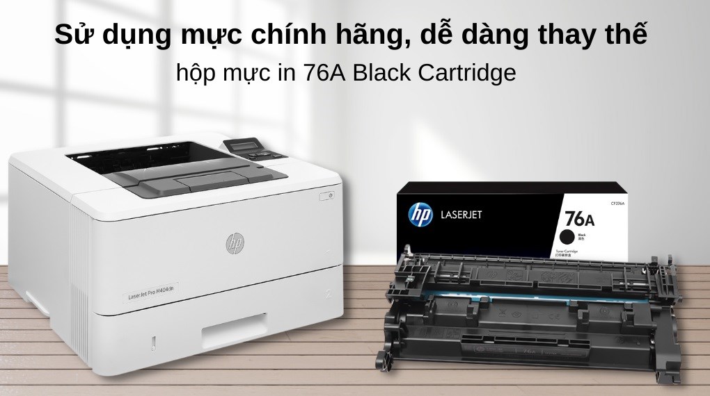 Máy in Laser trắng đen HP LaserJet Pro M404dn (W1A53A)