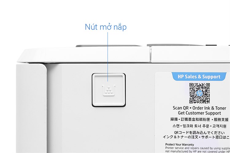 Máy in Laser trắng đen HP LaserJet Pro M404dn (W1A53A) Màu Trắng