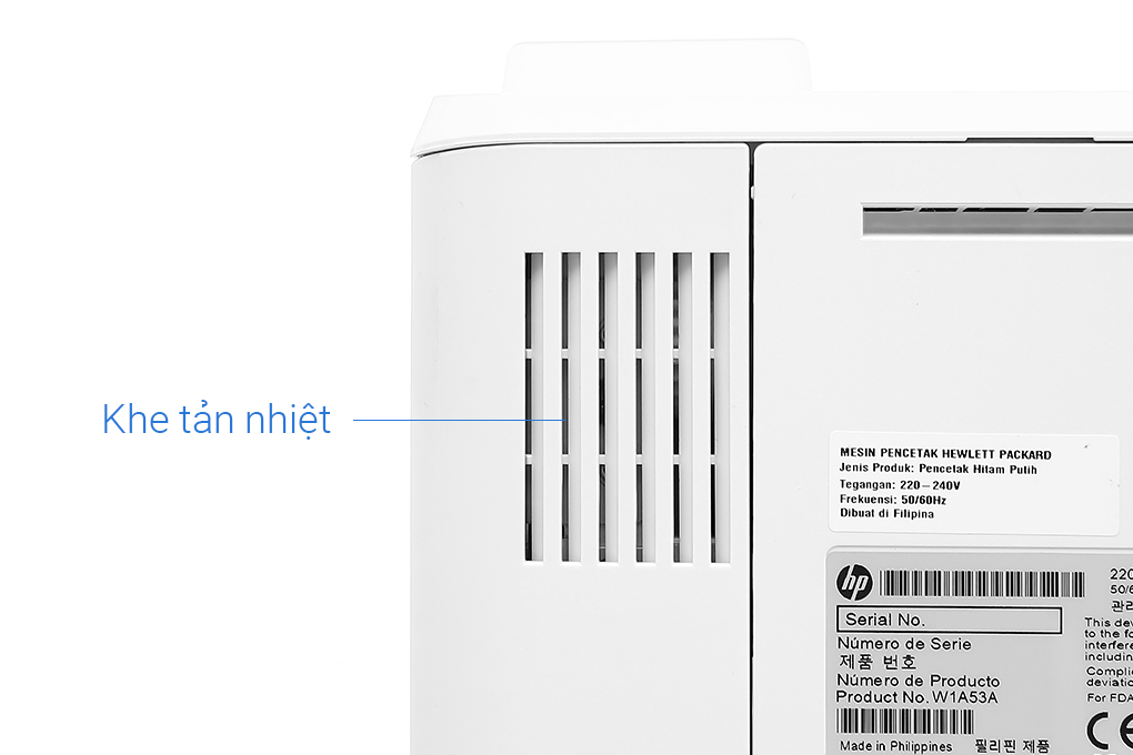 Máy in Laser trắng đen HP LaserJet Pro M404dn (W1A53A) Màu Trắng