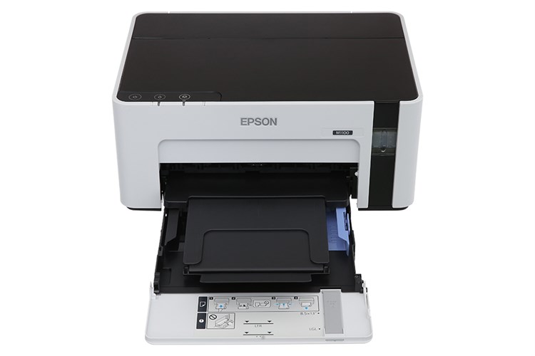 Máy In Phun Trắng Đen Đơn Năng Epson M1100 (C11CG95501) Màu Trắng