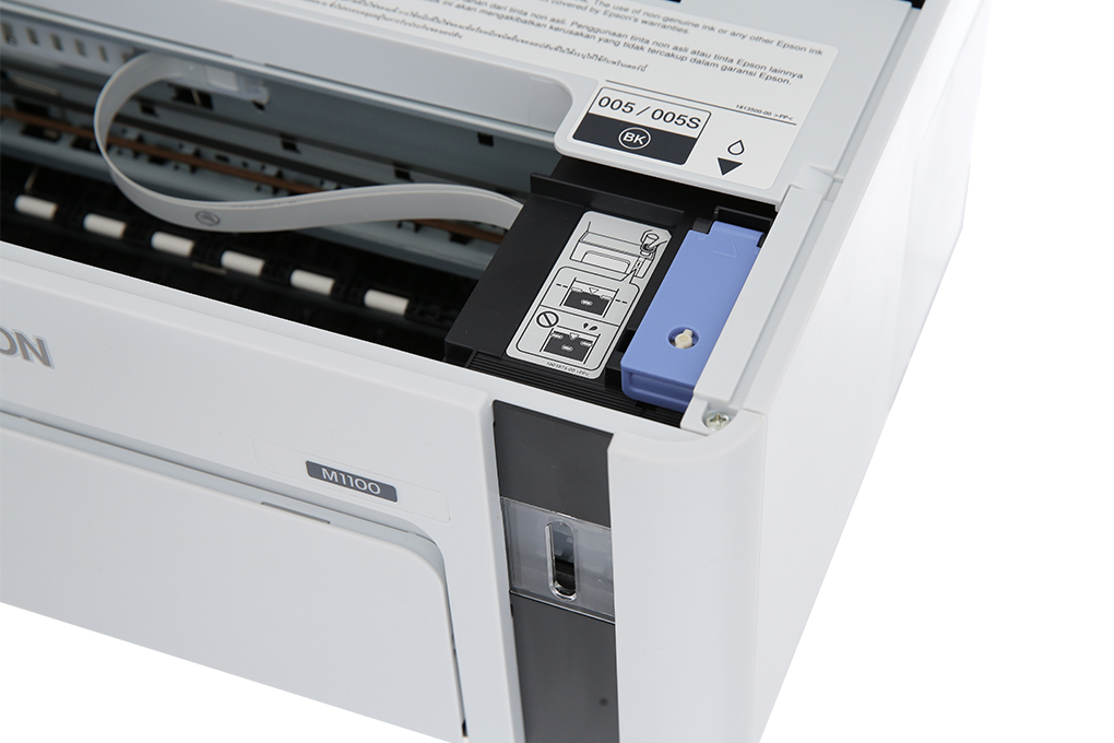 Máy In Phun Trắng Đen Đơn Năng Epson M1100 (C11CG95501) Màu Trắng