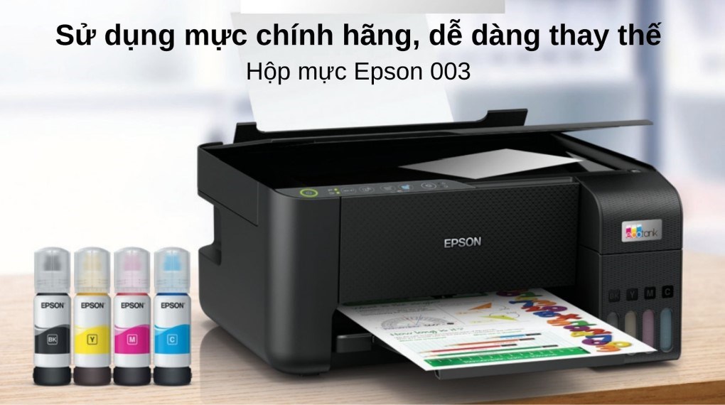 Máy In phun Màu Đa Năng Epson EcoTank L3210 (C11CJ68501)