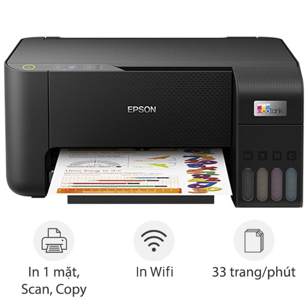 Máy In Phun Màu Đa Năng Epson Ecotank L3250 Wifi C11cj67503 Chính Hãng Giá Tốt 7364