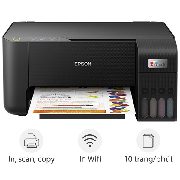 Máy In Phun Màu Đa Năng Epson Ecotank L3250 Wifi C11cj67503 Chính Hãng Giá Tốt 7630