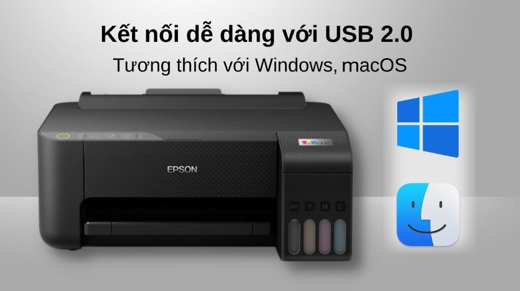 Máy In phun màu đơn năng Epson EcoTank L1250 Wifi (C11CJ71503)