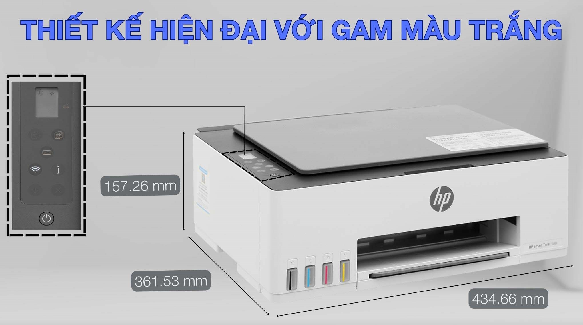 Imprimante HP tout-en-un Smart Tank 580 – Virgin Megastore