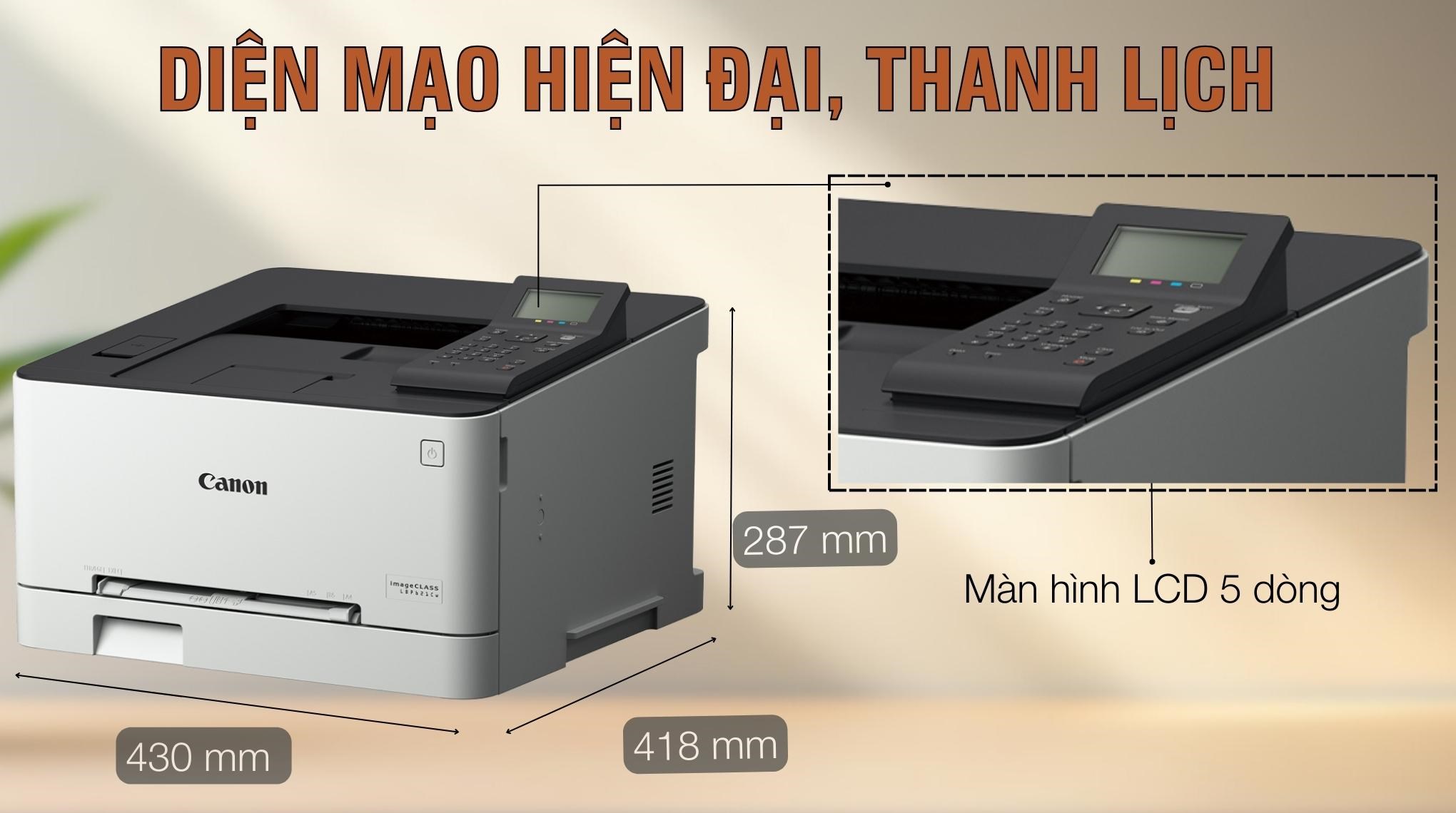 Máy in laser màu đơn năng Canon LBP621CW Wifi