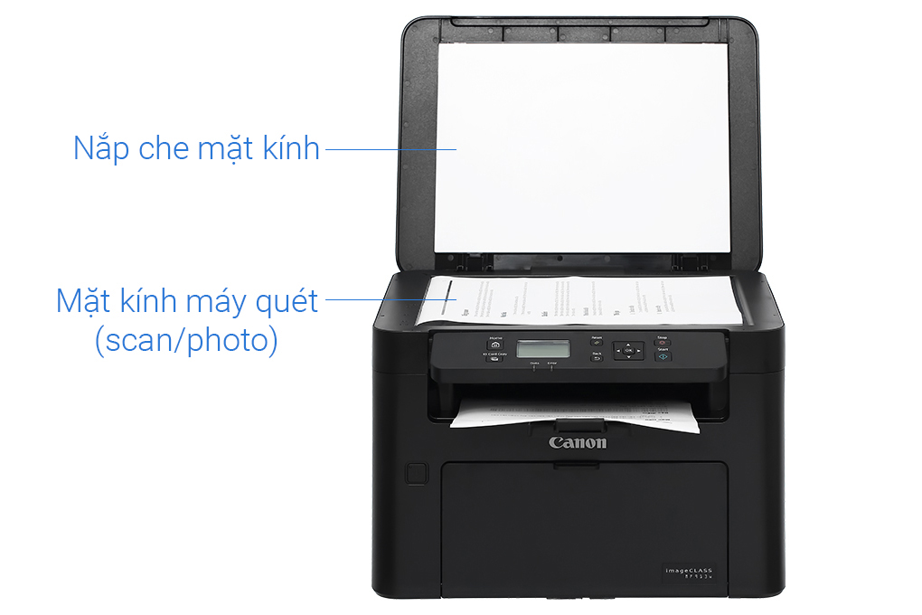 Máy in laser trắng đen đa năng Canon MF913W Wifi Màu Đen