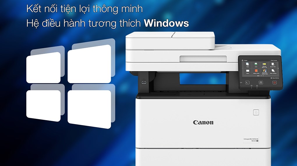 Máy in laser trắng đen đa năng Canon iR1643i II Wifi