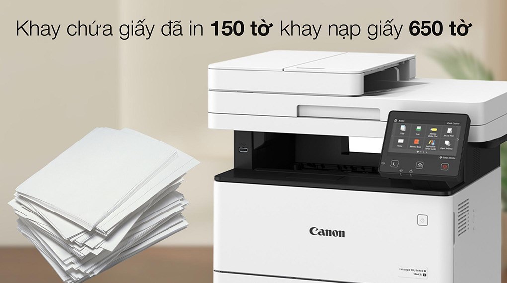 Máy in laser trắng đen đa năng Canon iR1643i II Wifi