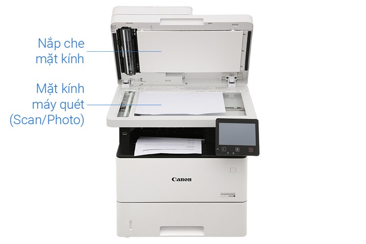 Máy in laser trắng đen đa năng Canon iR1643i II Wifi Màu Trắng