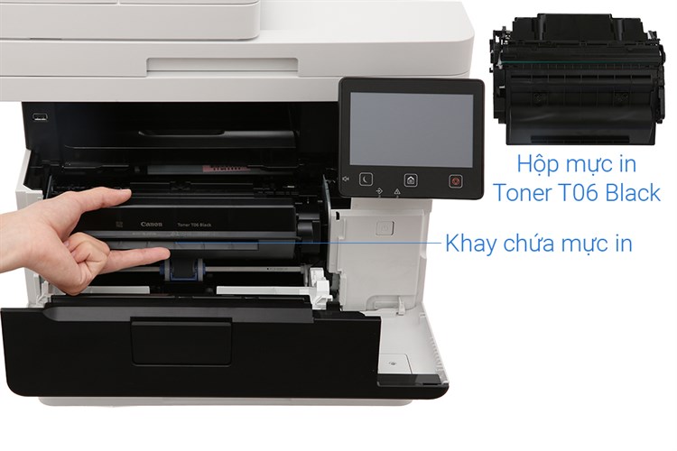 Máy in laser trắng đen đa năng Canon iR1643i II Wifi Màu Trắng