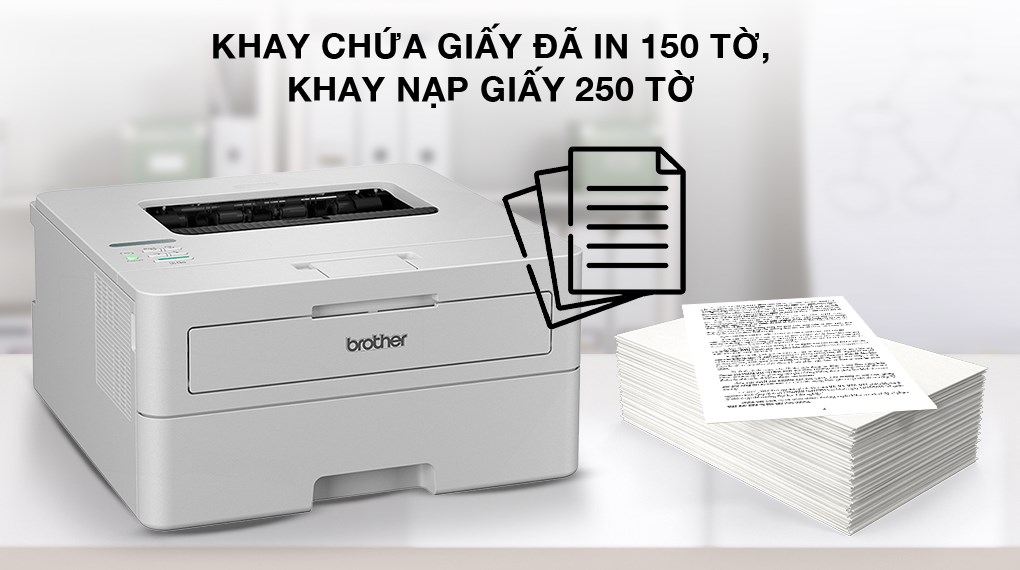 Máy in laser trắng đen đơn năng Brother HL-B2180DW Wifi