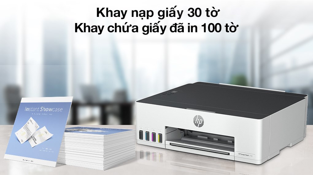 Máy in phun màu đơn năng HP Smart Tank 210 Wifi (3D4L3A)