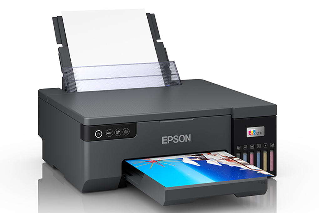 Máy In phun màu đơn năng Epson EcoTank L8050 Wifi (C11CK37501) Màu Đen