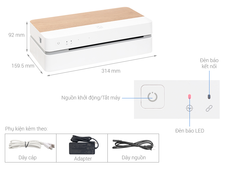 Máy in nhiệt HPRT FT800 Wifi