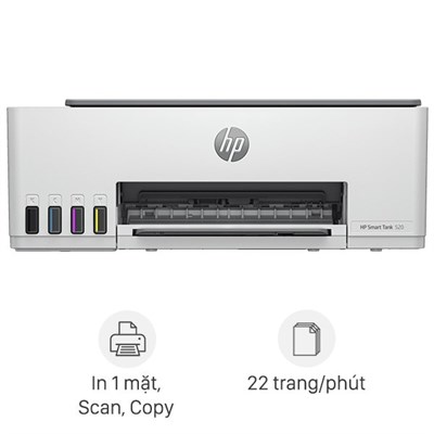 Máy in phun màu đa năng HP Smart Tank 520 (1F3W2A)