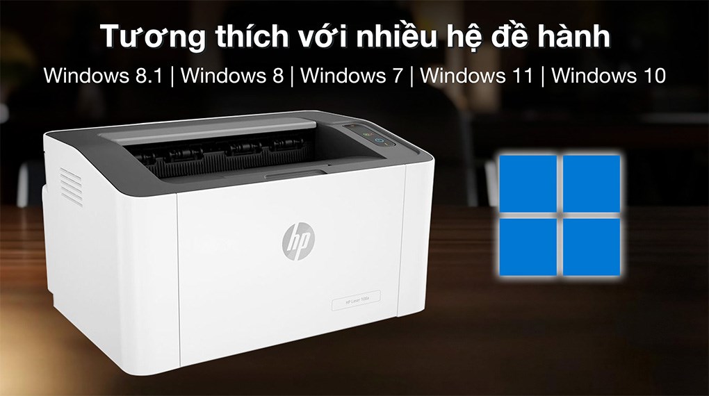 Máy in laser trắng đen đơn năng HP 108a (4ZB79A)