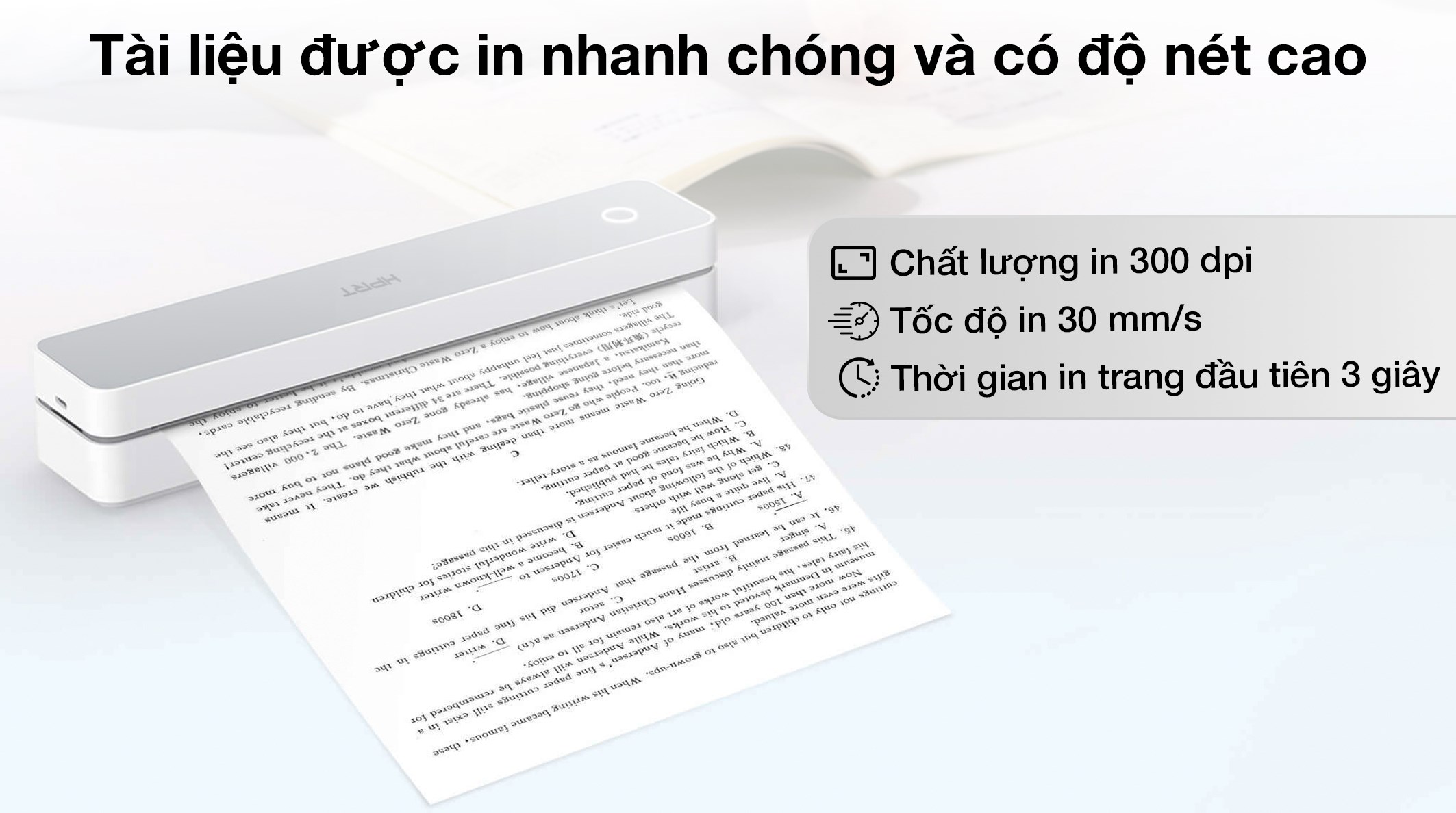 Máy in nhiệt di động HPRT MT610 Pro