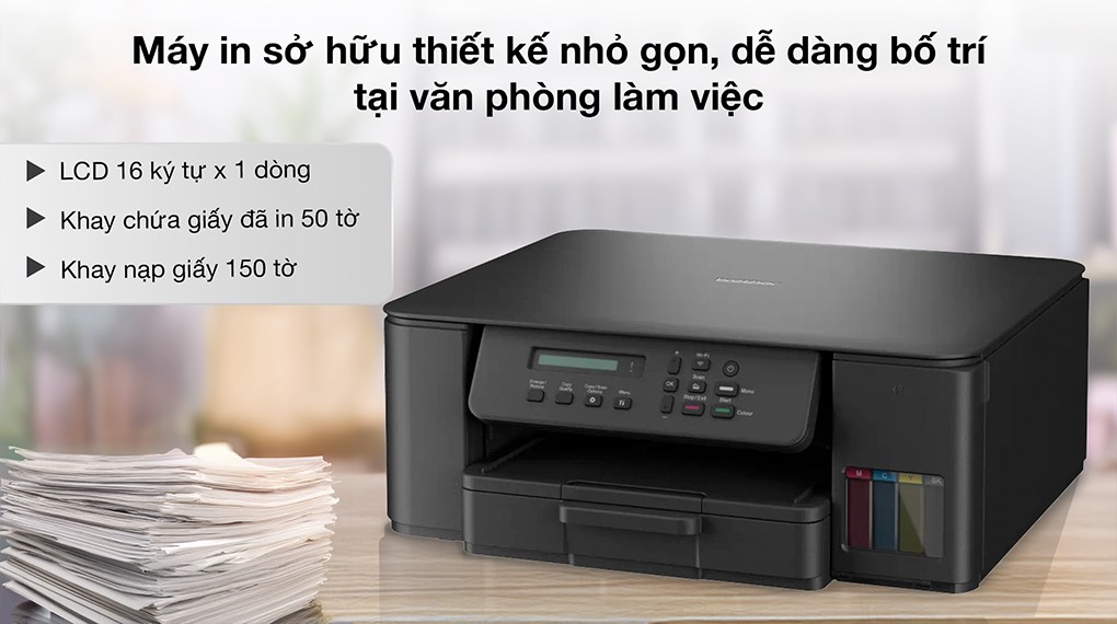 Máy in phun màu đa năng Brother DCP-T530DW Wifi
