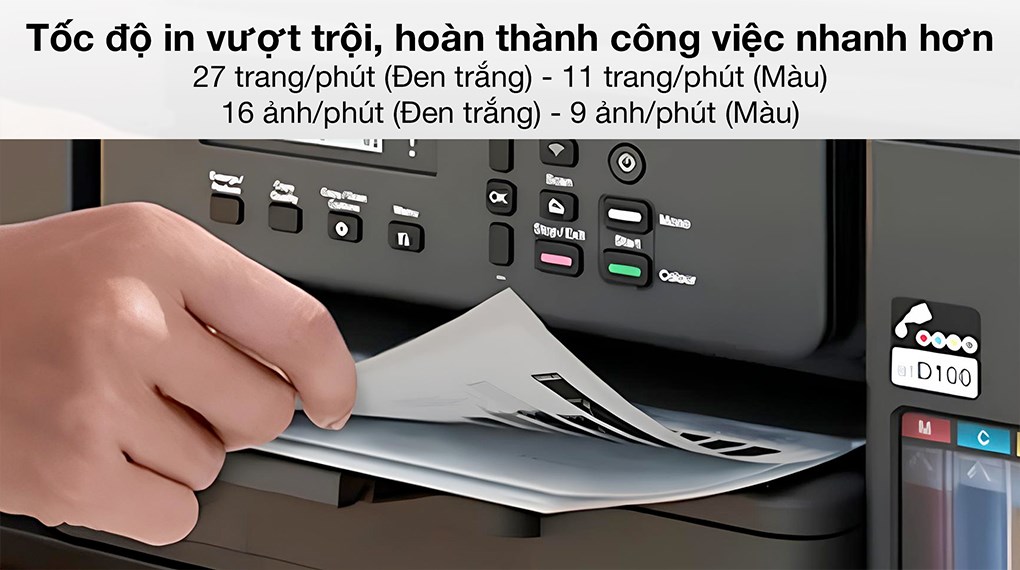 Máy in phun màu đa năng Brother DCP-T530DW Wifi